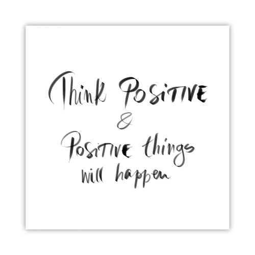 Poszter - Hogyan élj? - 60x60 cm