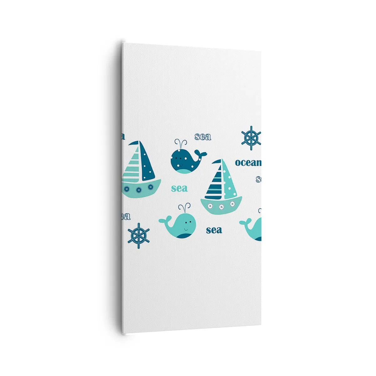 Vászonkép - Tengereken és óceánokon át - 65x120 cm