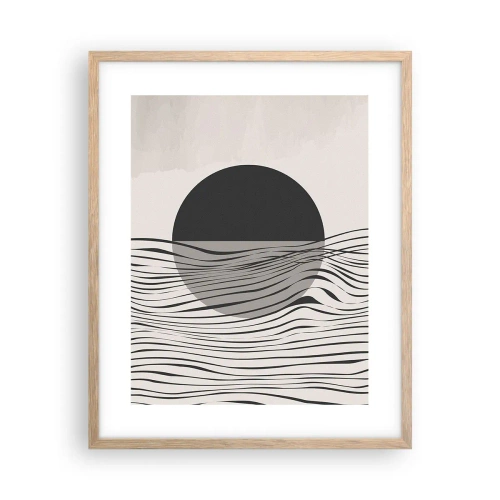 Poszter világos tölgy keretben - A feles kompozíciója - 40x50 cm