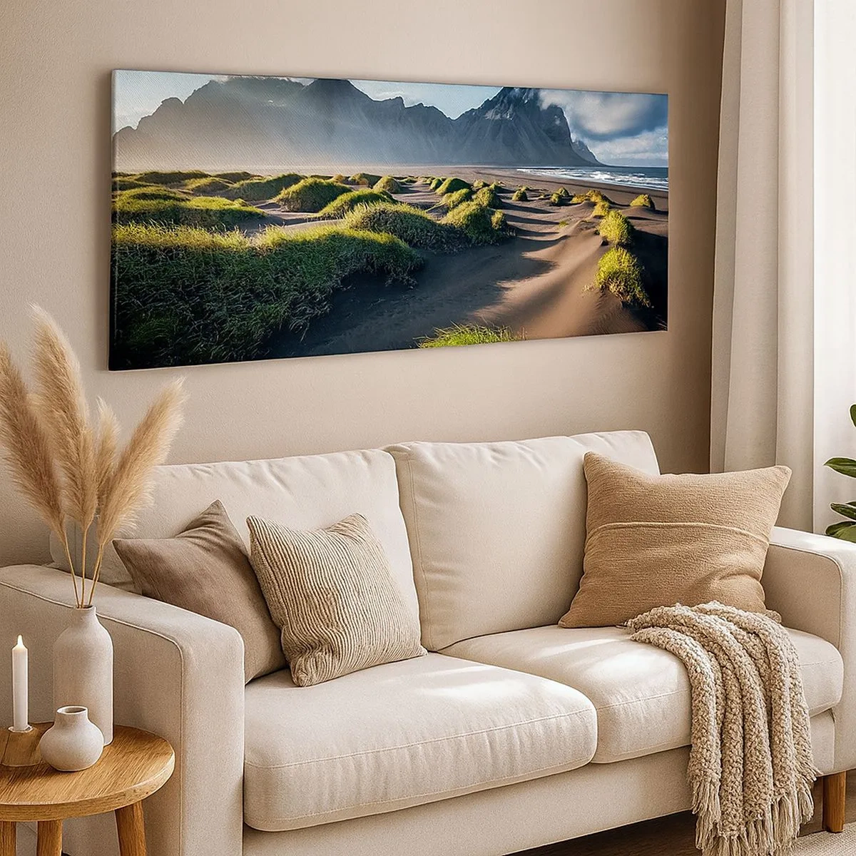 Vászonkép - Az elemek harmóniája - 100x40 cm