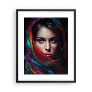 Poszter fehér keretben - Zöld szemű rejtély - 40x50 cm