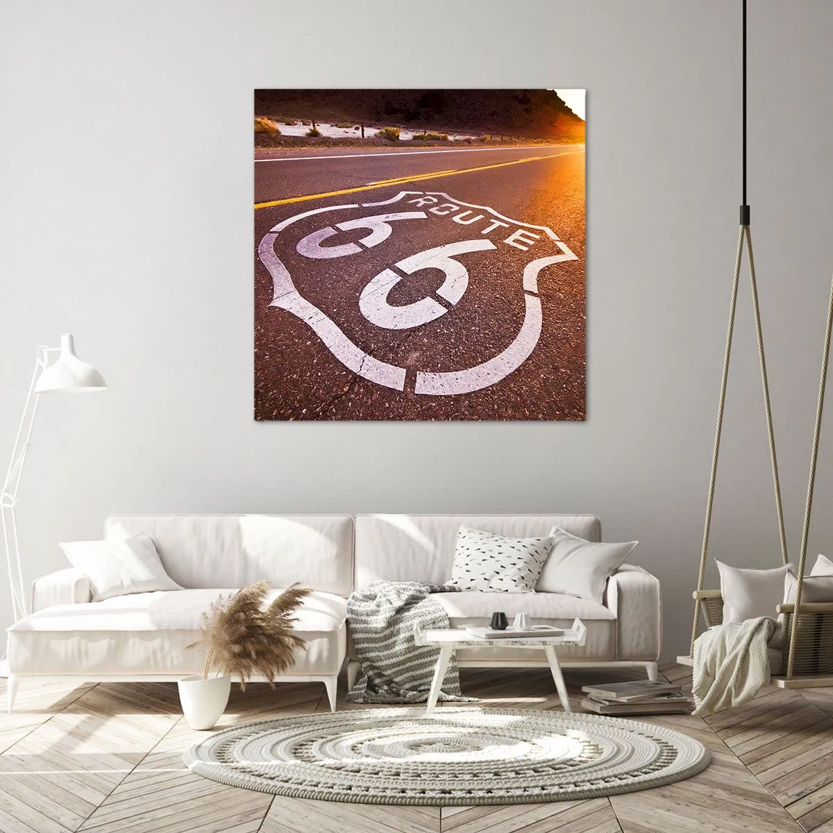 Vászonkép - A híres 66-os út - 60x60 cm