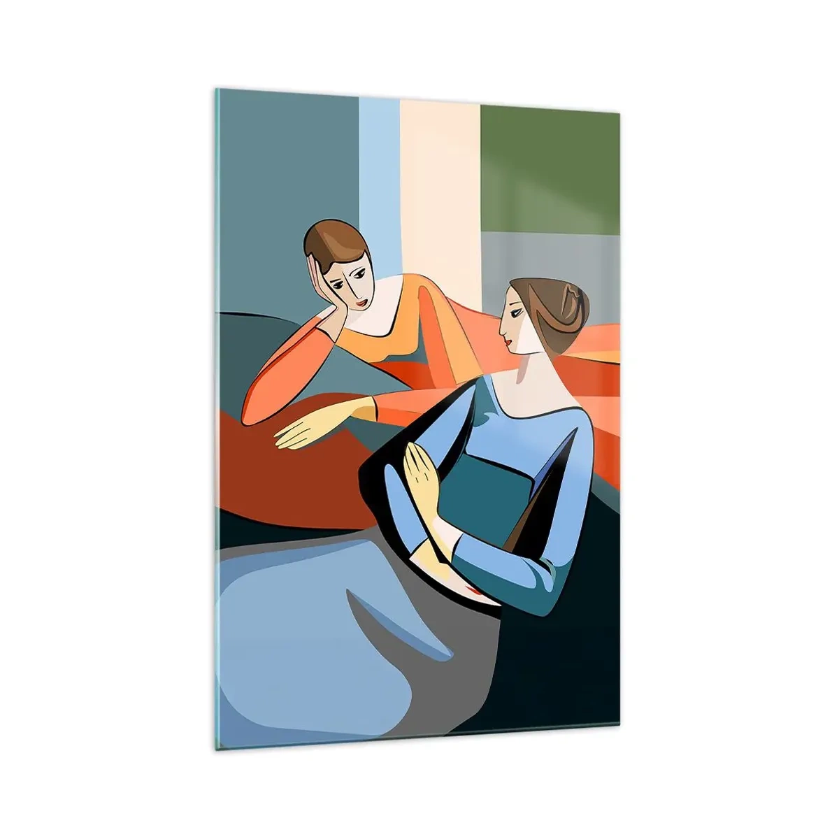 Üveg kép - A bizalmak pillanata - 70x100 cm