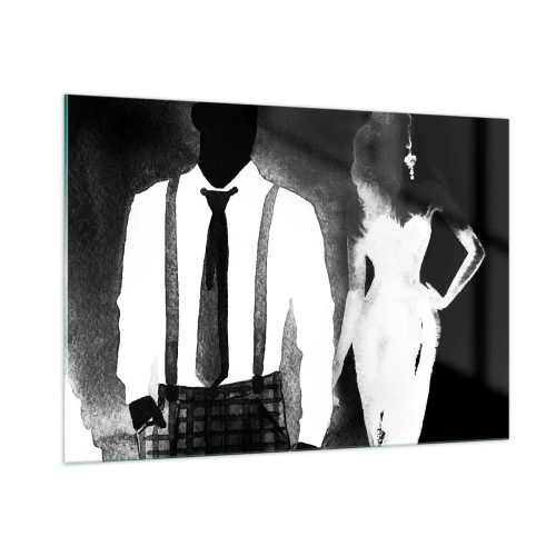 Üveg kép - Noir légkörben - 100x70 cm