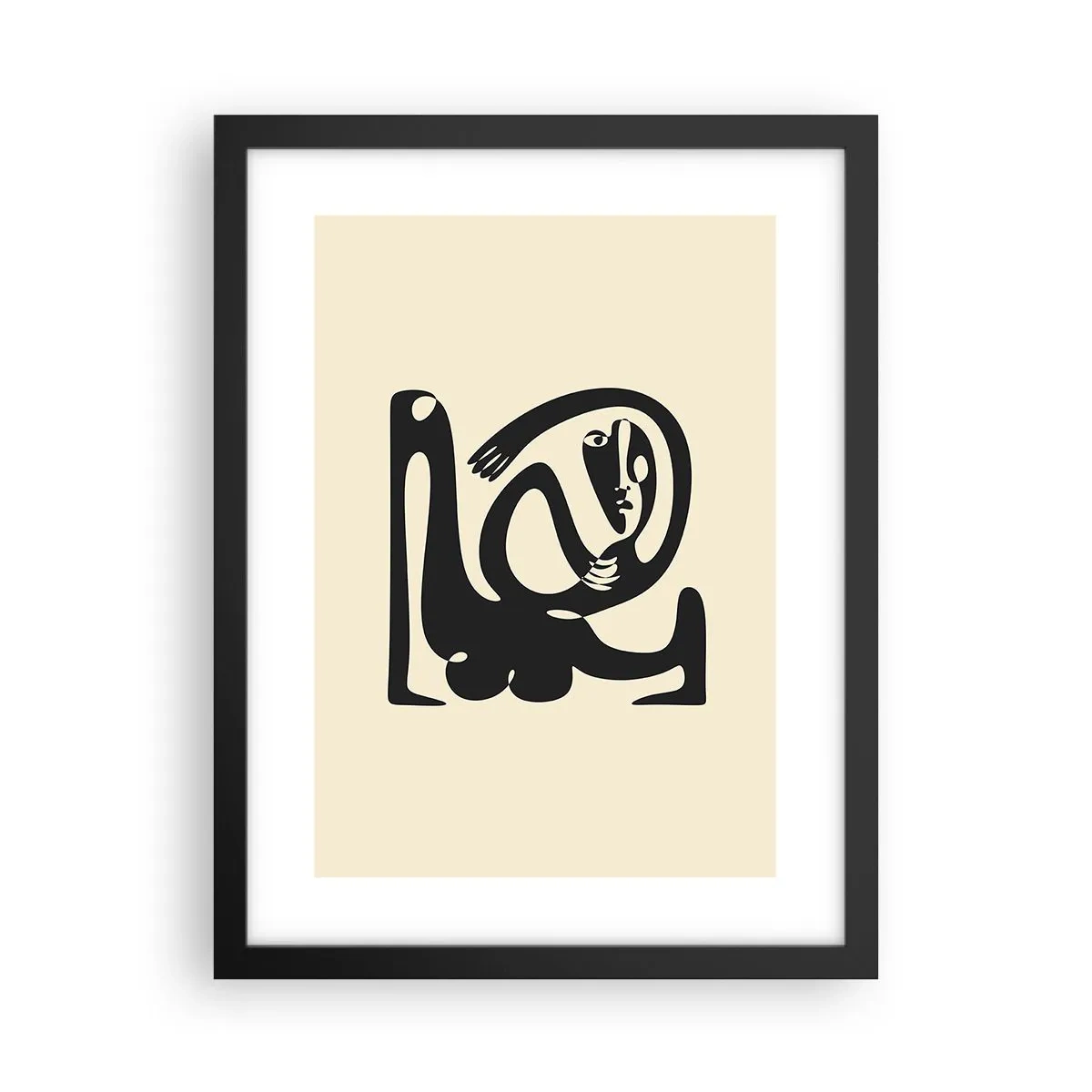 Poszter fehér keretben - Majdnem Picasso - 30x40 cm