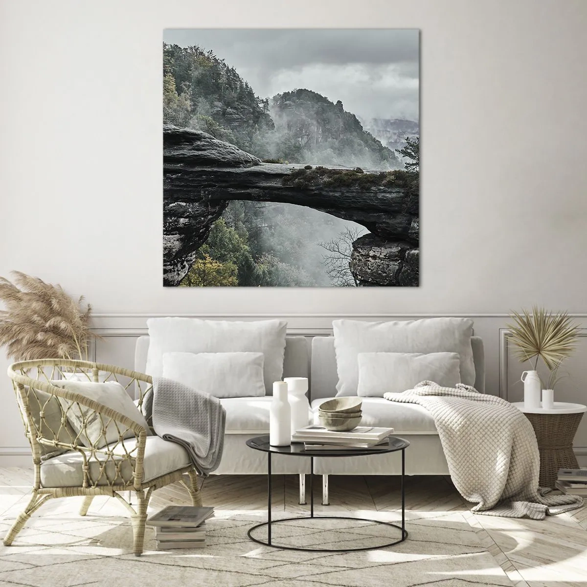 Üveg kép - A kaland hamarosan kezdődik - 50x50 cm