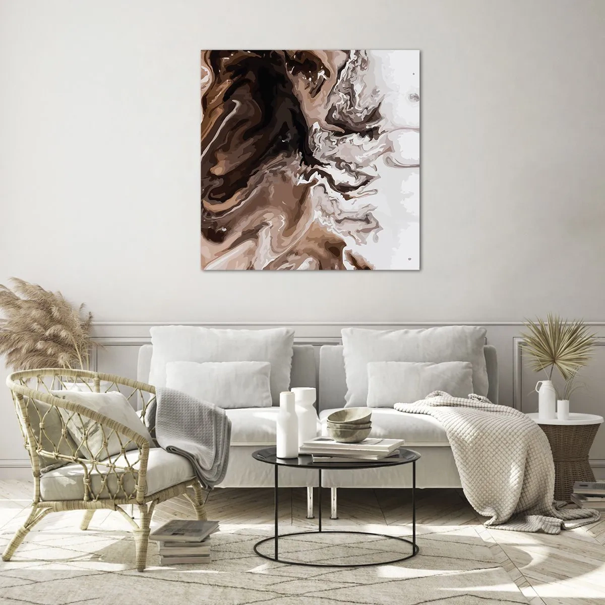 Üveg kép - Színkontraszt - 60x60 cm