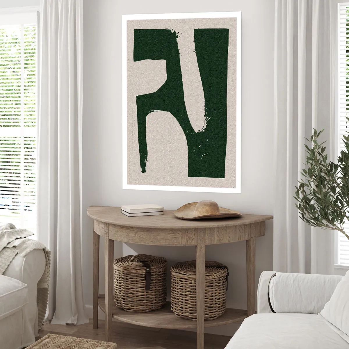 Poszter - Fehér öblök - 70x100 cm