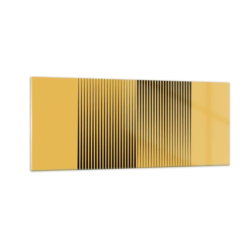 Üveg kép - Az ellentétek négyzete - 100x40 cm