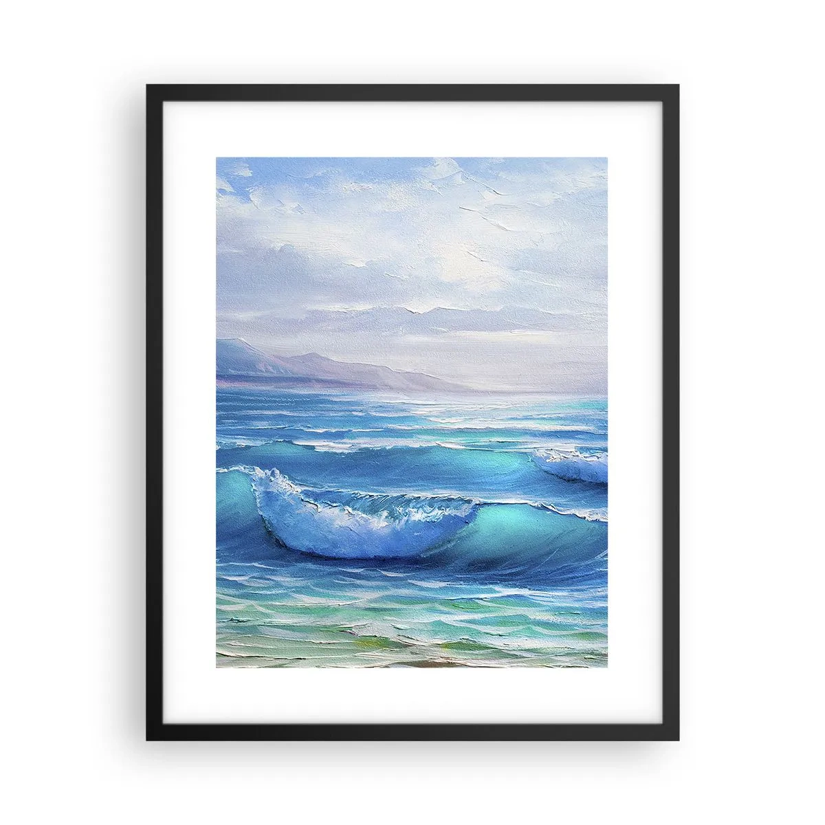 Poszter fehér keretben - Megkönnyebbülést hoz - 40x50 cm