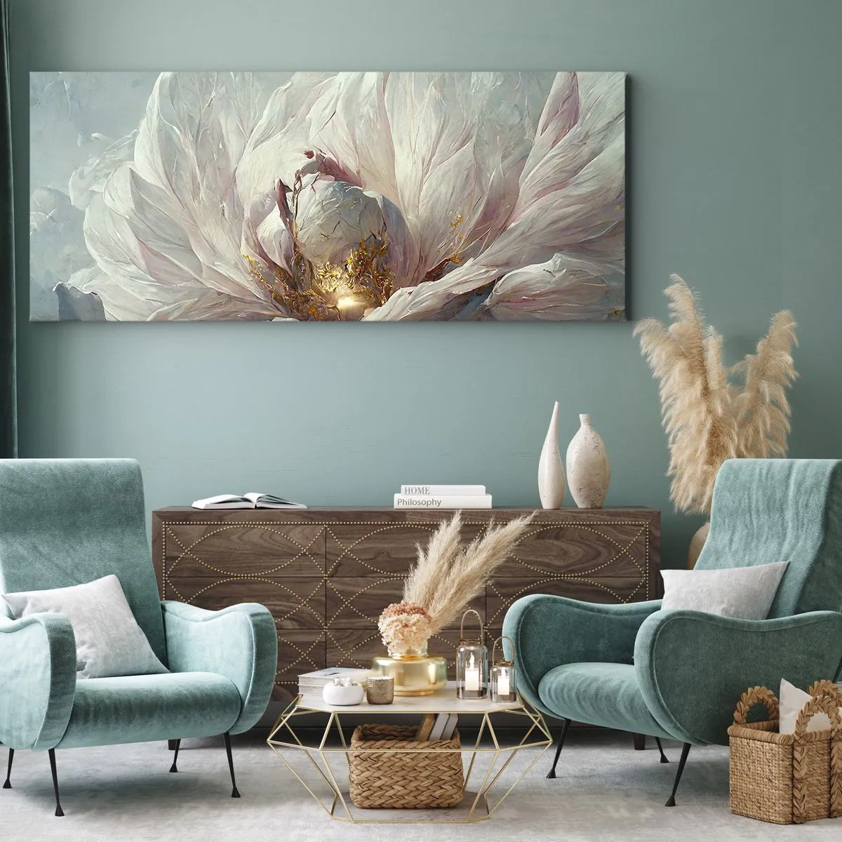 Vászonkép - Száz év alatt egyszer virágzik - 160x50 cm