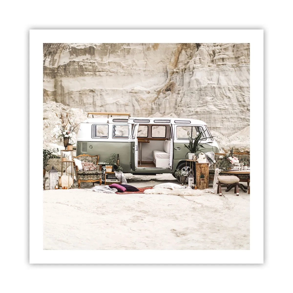 Poszter - Ideje elkezdeni az utazást - 60x60 cm