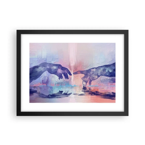 Poszter fehér keretben - Az élet isteni szikrája - 40x30 cm