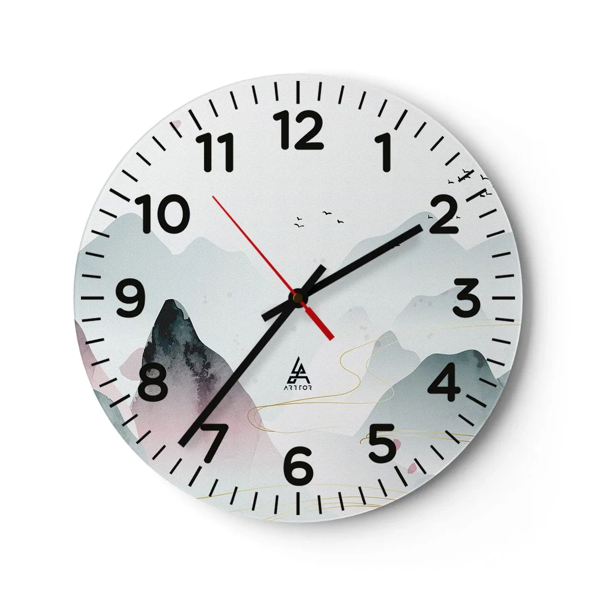 Falióra, Óra - A csúcsok fölött - 40x40 cm