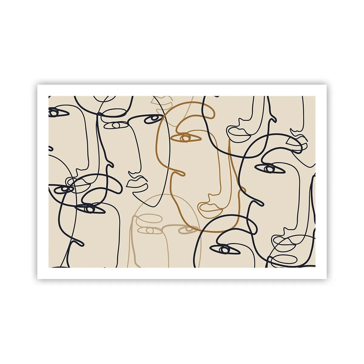 Poszter - Többszörös portré  - 91x61 cm