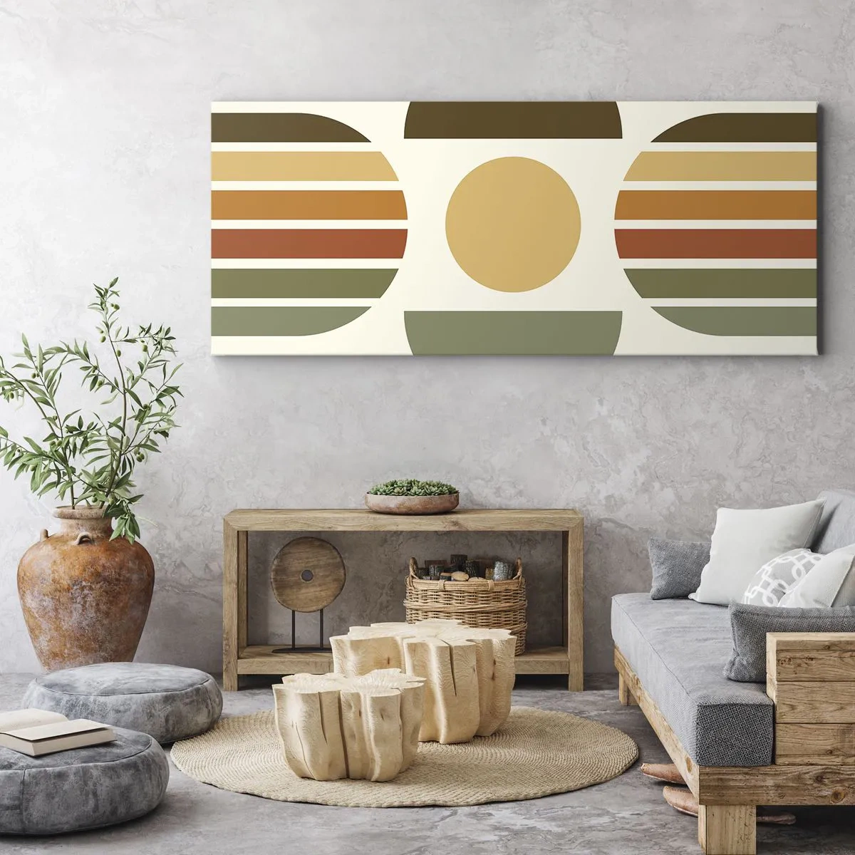 Vászonkép - A Föld színeiben - 100x40 cm
