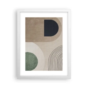 Poszter fekete keretben - Egy ovális szelídsége - 30x40 cm