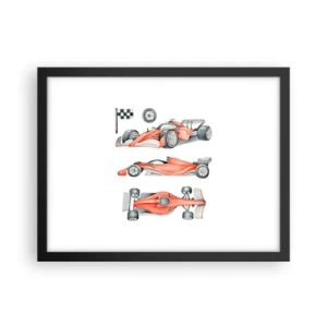 Poszter fehér keretben - Egy álom elérése - 40x30 cm