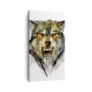 Vászonkép - Egy lépést sem! - 45x80 cm