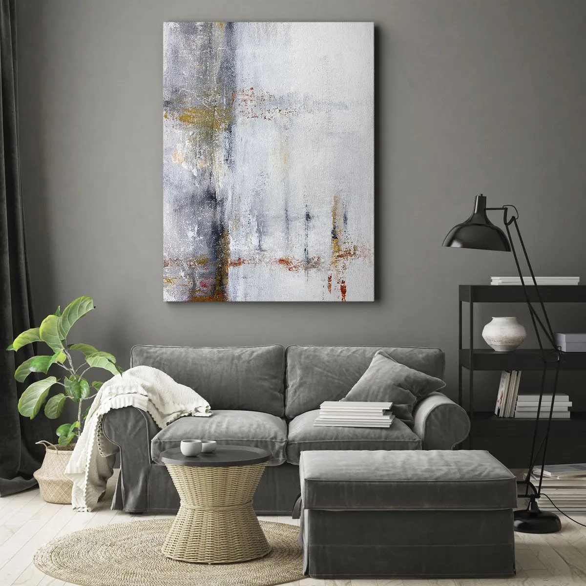 Vászonkép - A légfüggöny mögött  - 45x80 cm