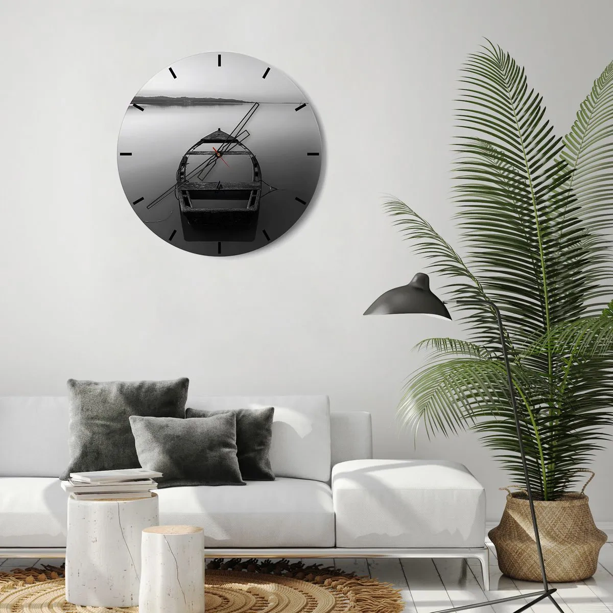 Falióra, Óra - Vágyódás és melankólia - 40x40 cm