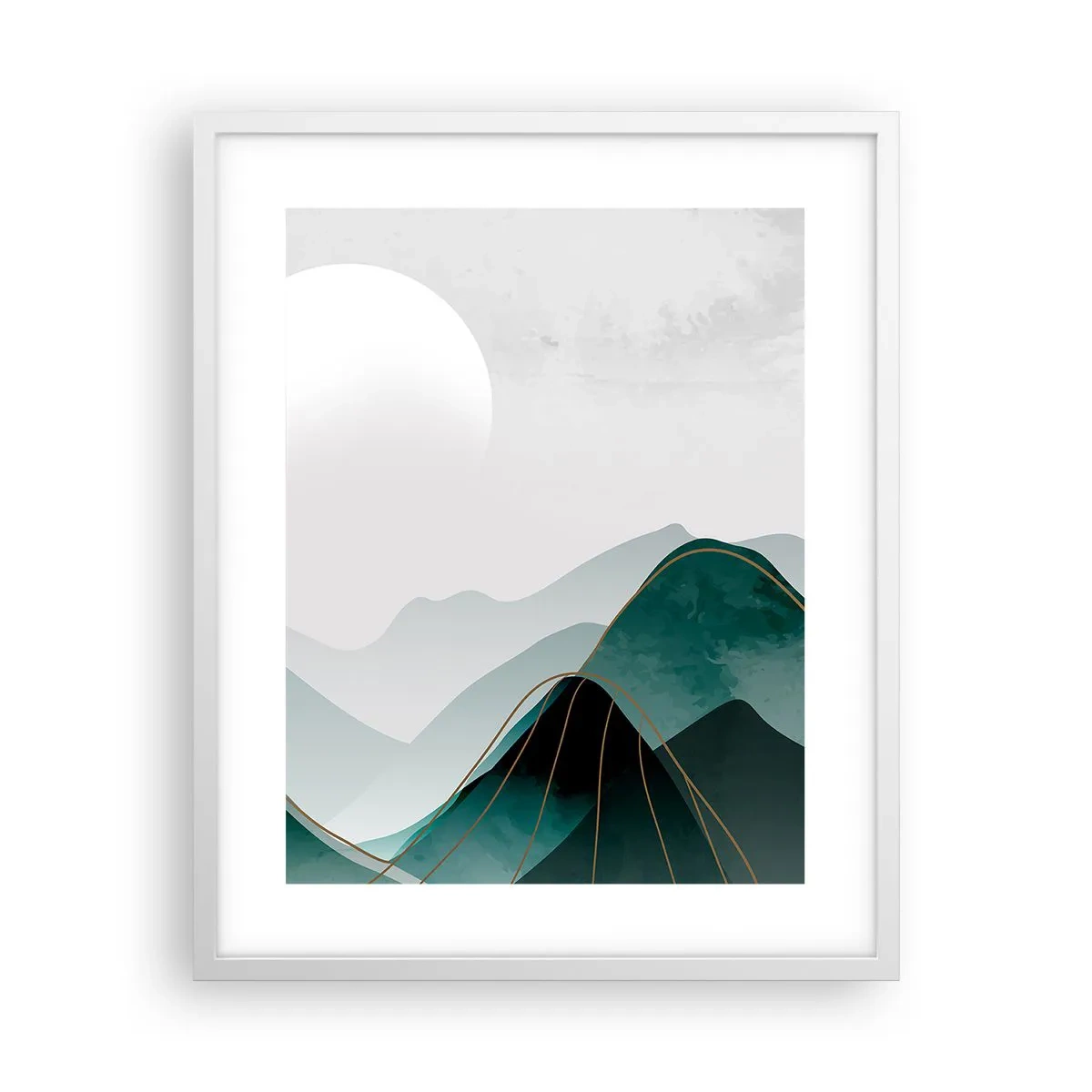 Poszter fekete keretben - Teljes fenségben - 40x50 cm