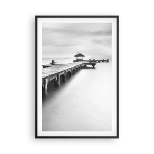 Poszter fehér keretben - A távolba - 61x91 cm