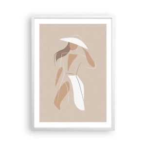 Poszter fekete keretben - A divat egy játék - 50x70 cm