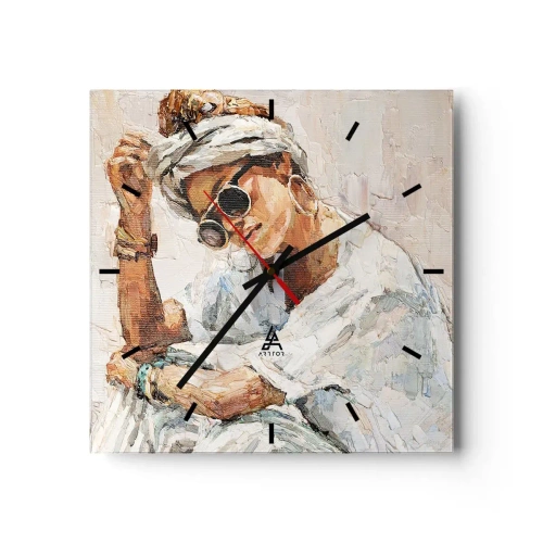 Falióra, Óra - Portré teljes napfényben - 30x30 cm