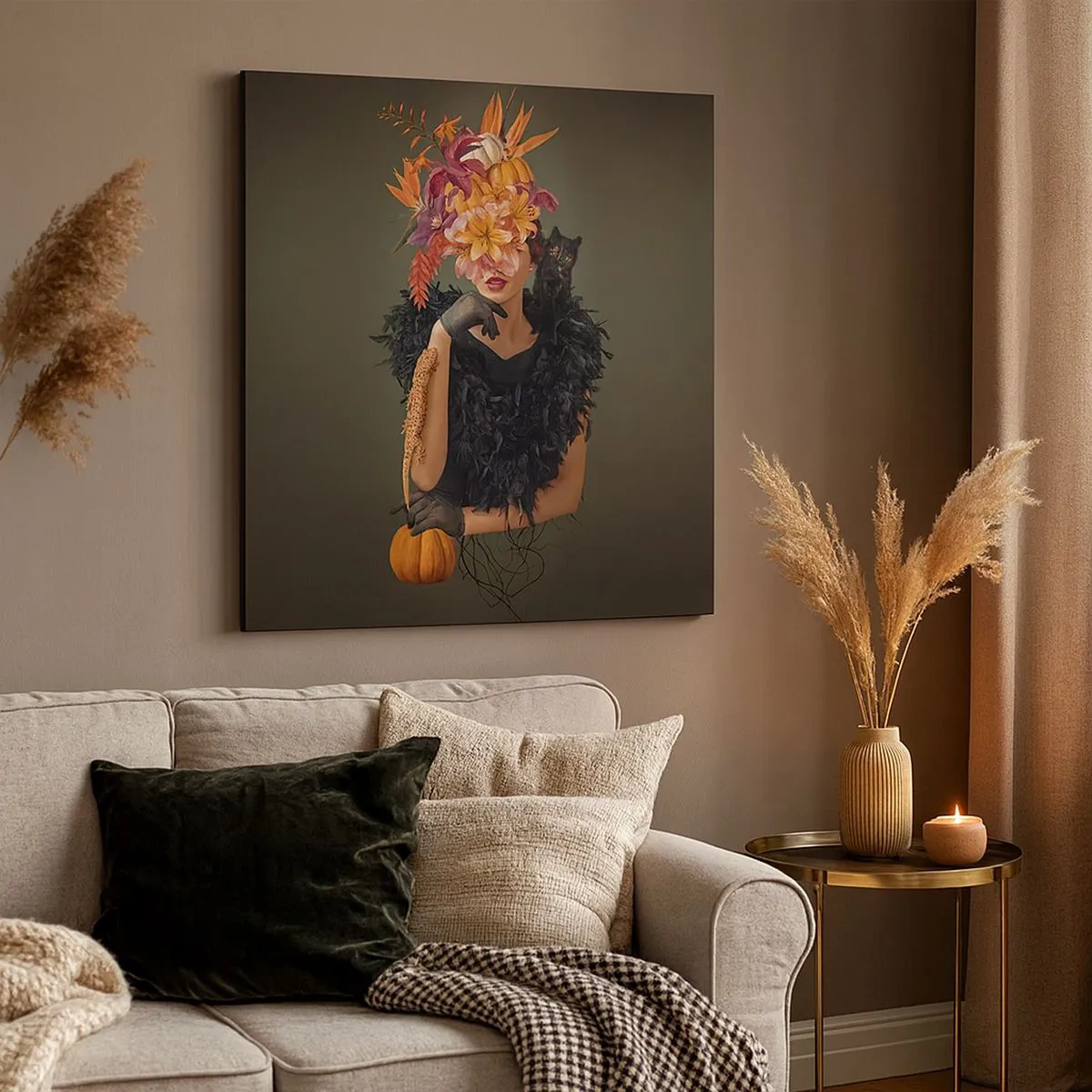 Vászonkép - Egy boszorkány mágiája - 30x30 cm