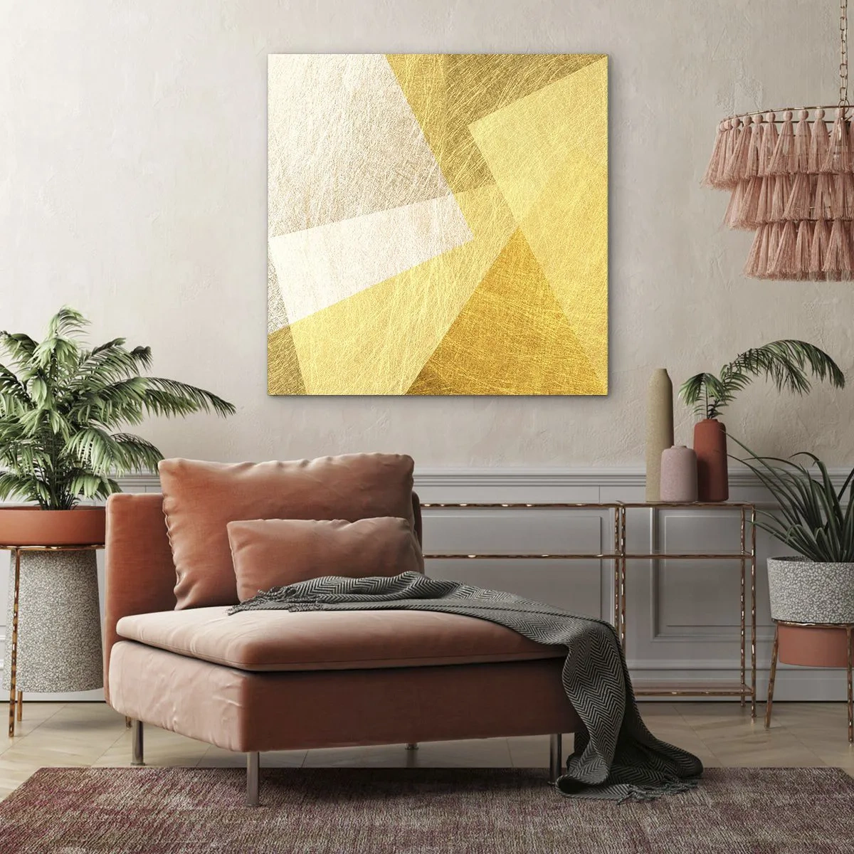 Vászonkép - A geometria időjárása - 30x30 cm