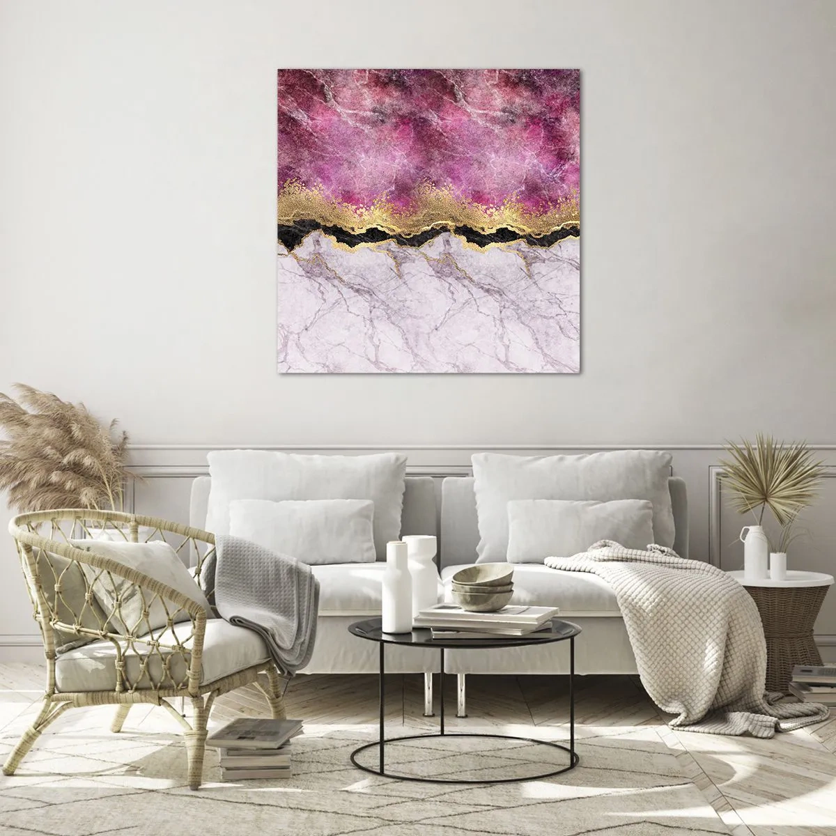Üveg kép - A határon - 70x70 cm