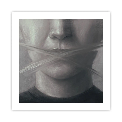 Poszter - Szó nélkül - 50x50 cm