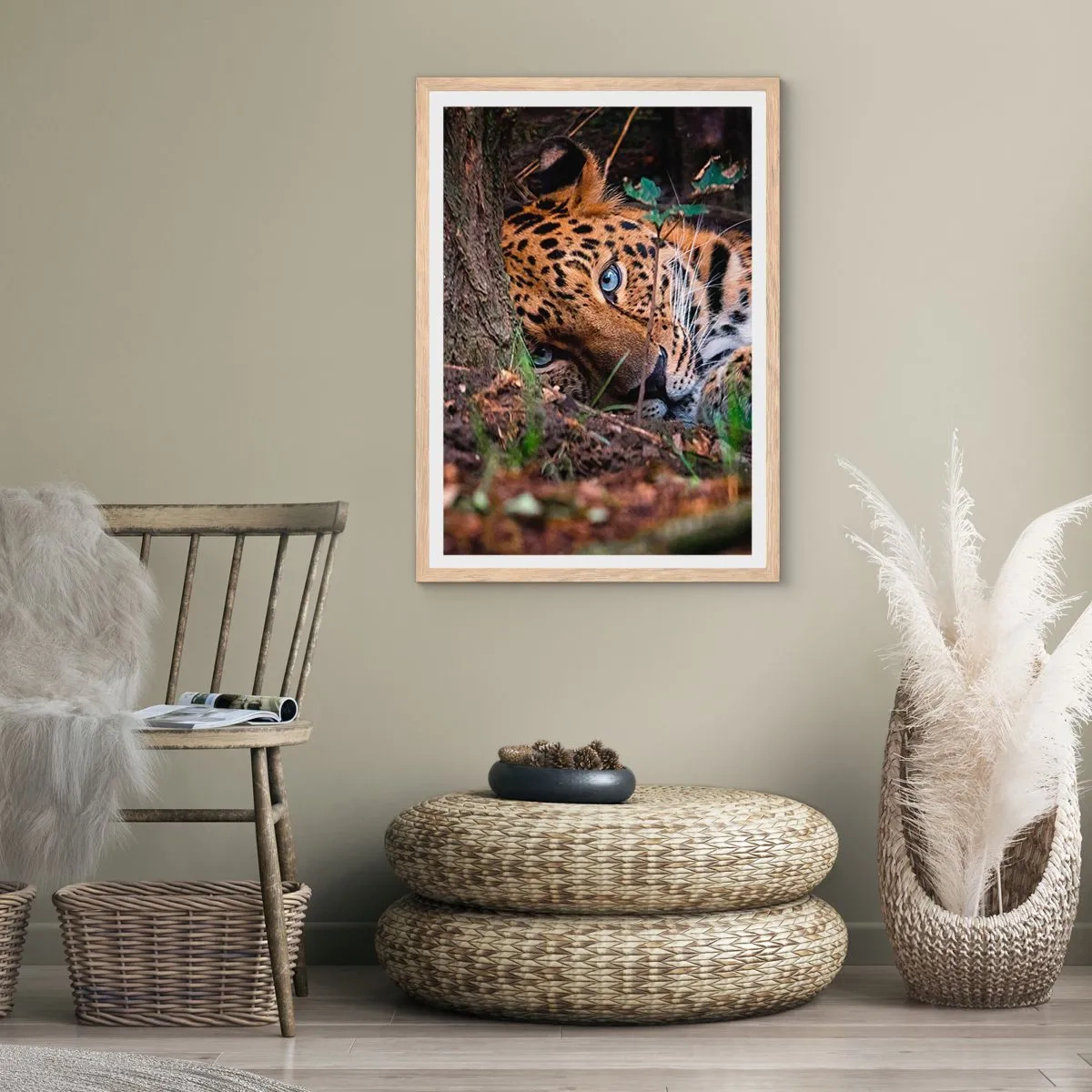 Poszter világos tölgy keretben - Bízz bennem - 50x70 cm