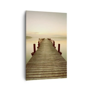 Vászonkép - Hajnal előtt, hajnal, fény - 80x120 cm