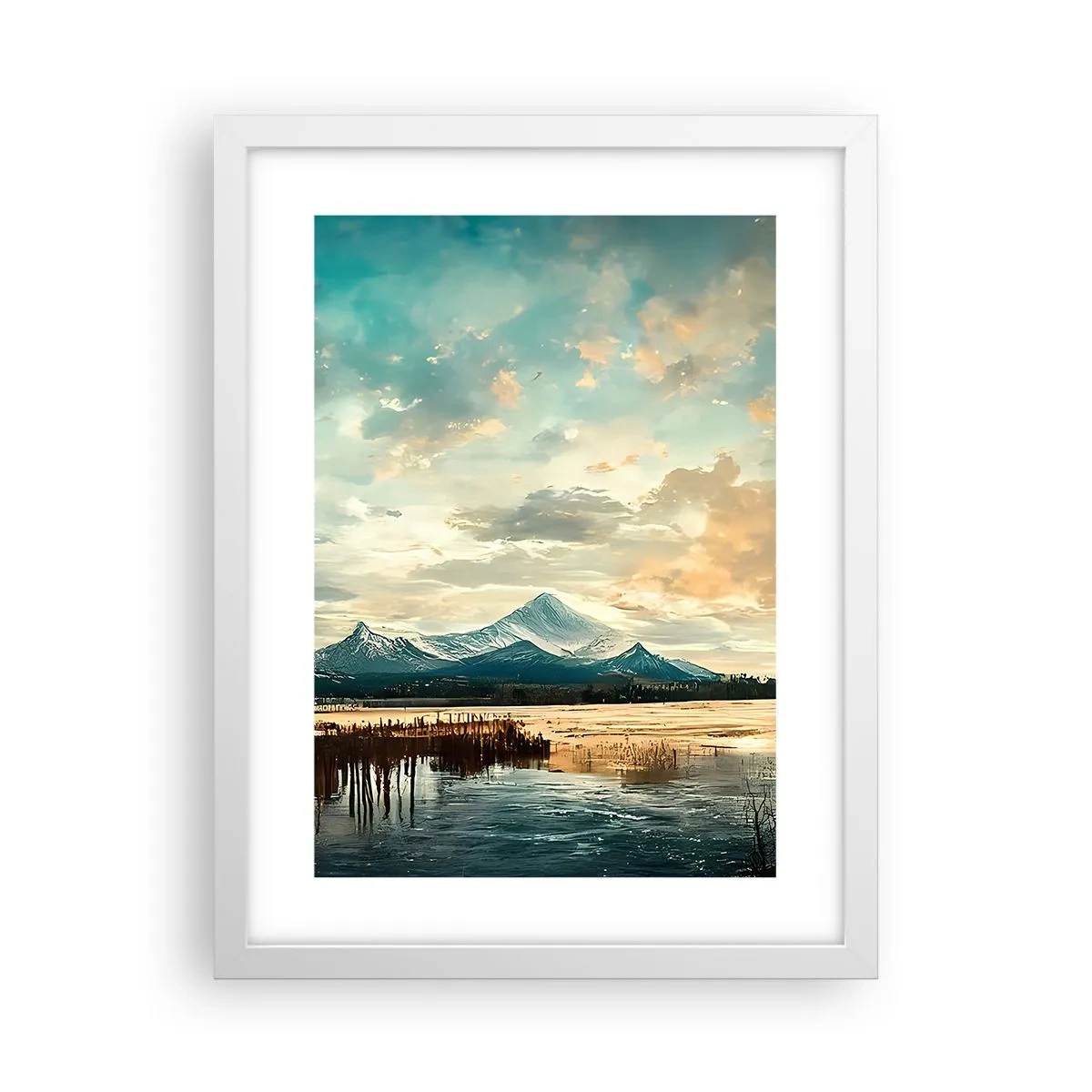 Poszter fekete keretben - Az ég védelme alatt - 30x40 cm