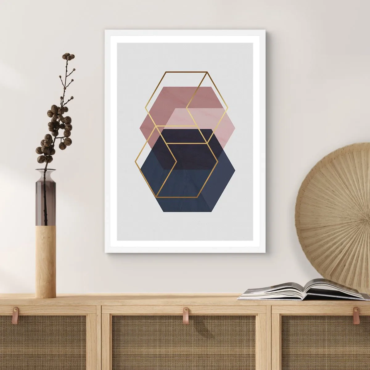 Poszter fekete keretben - Az egyszerűség ereje - 70x100 cm