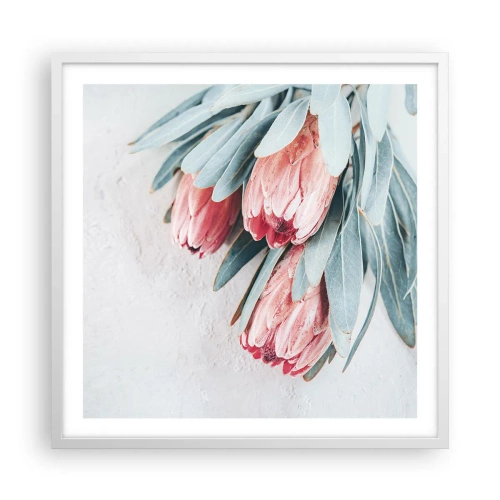 Poszter fekete keretben - Szégyellve saját szépségüket - 60x60 cm