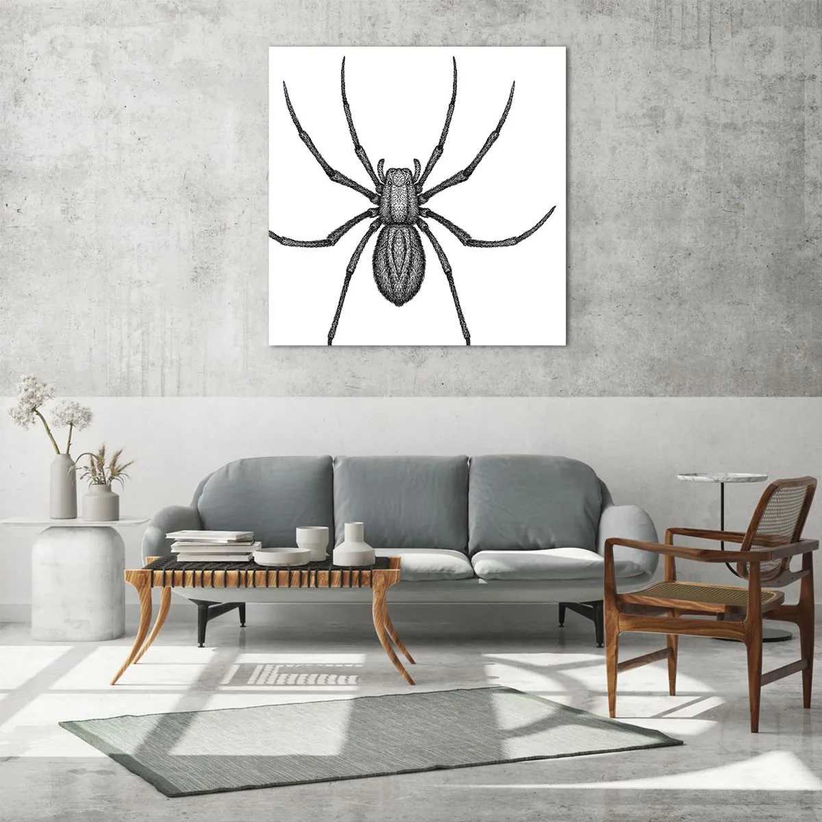 Üveg kép - Zavaró precizitás - 70x70 cm