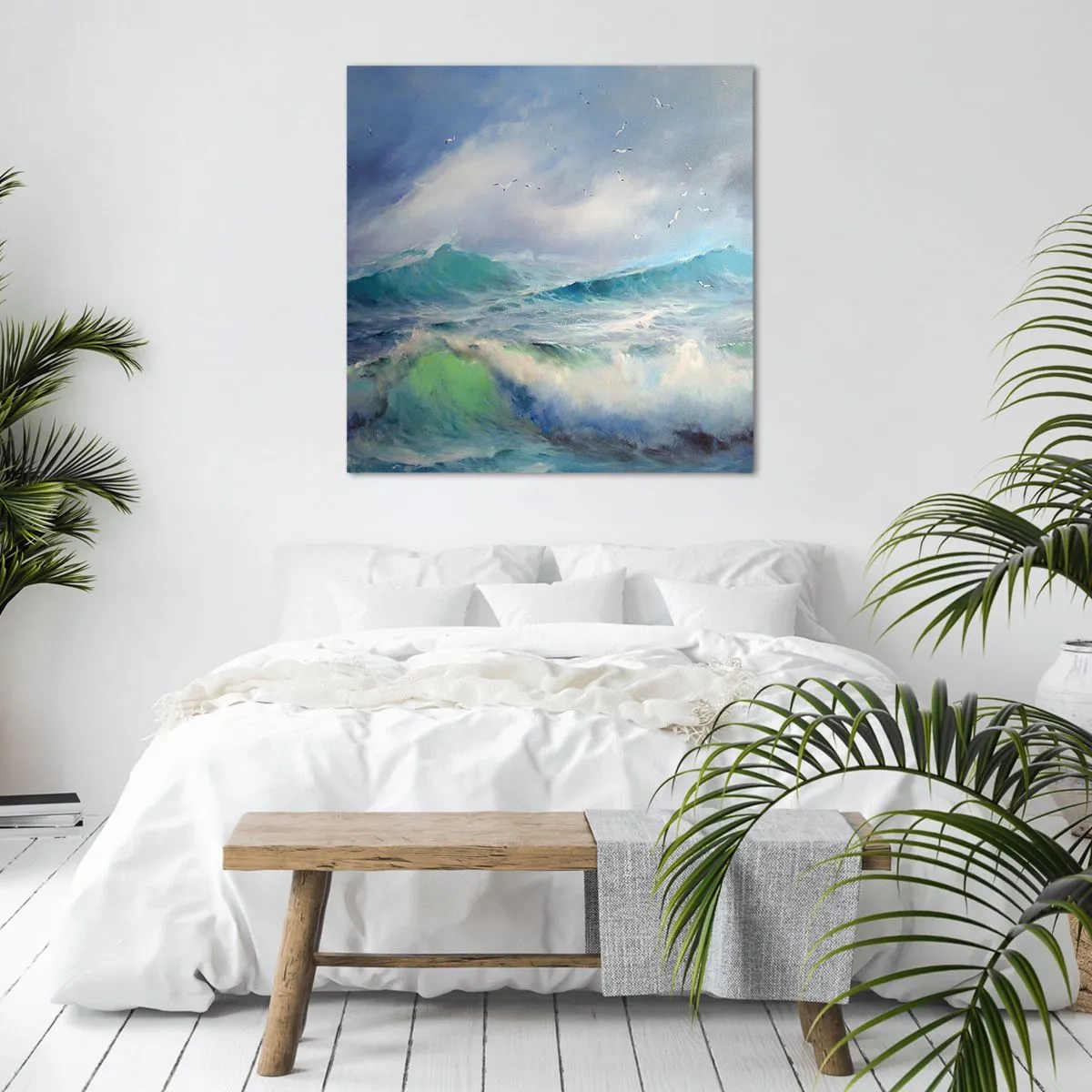 Vászonkép - "A forgószél diadalmasan üvöltött...” - 70x70 cm
