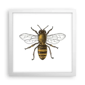 Poszter fekete keretben - Gyönyörű és jó - 30x30 cm