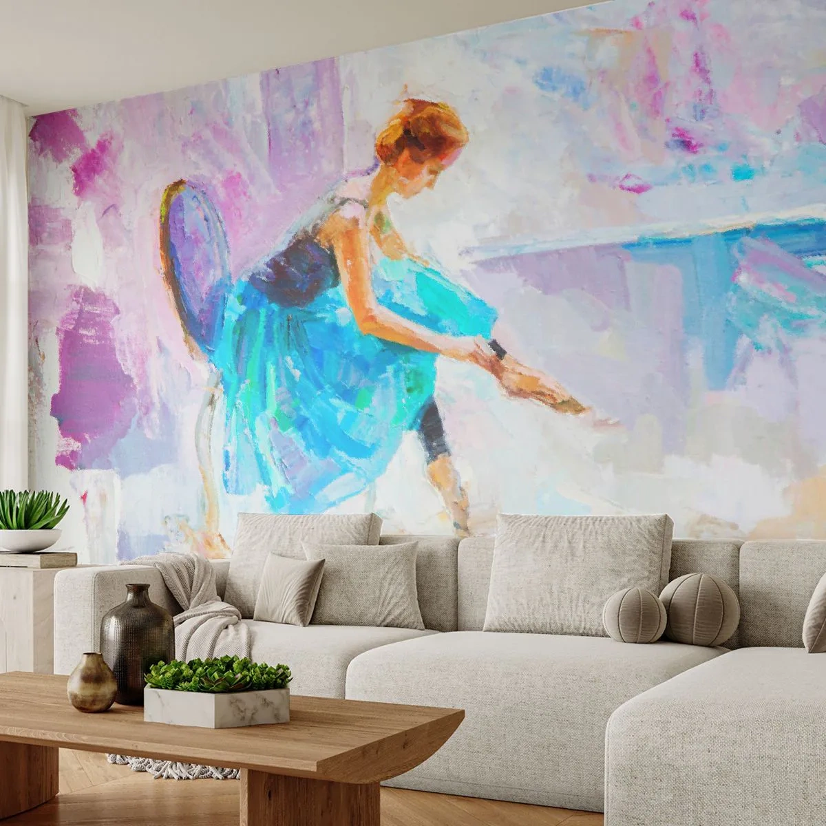 Fotótapéta Premium Sand - Kimondhatatlan kecsesség, finom báj - Balerina, Tánc, Balett - 100x70 cm