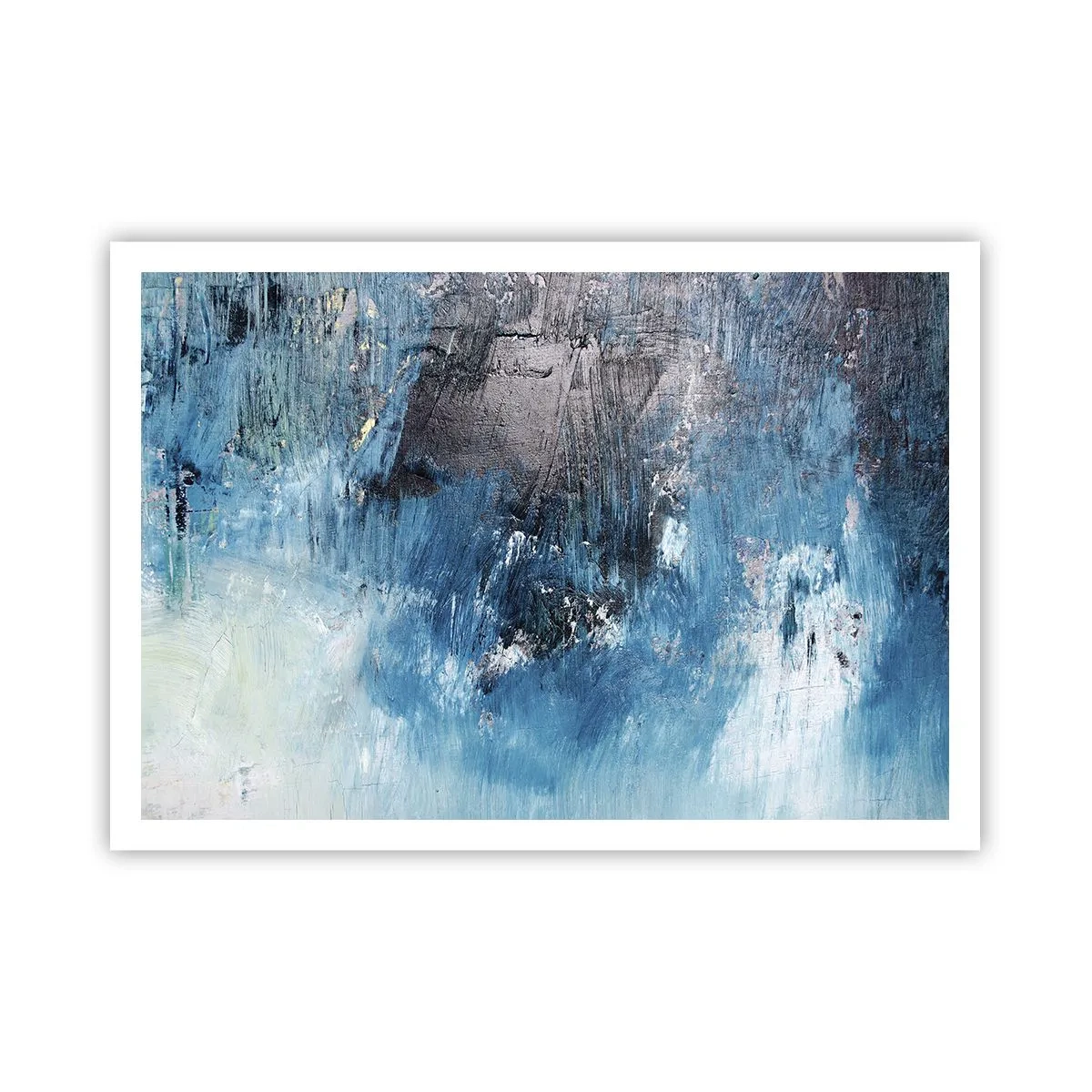 Poszter - Kék rapszódia - 100x70 cm