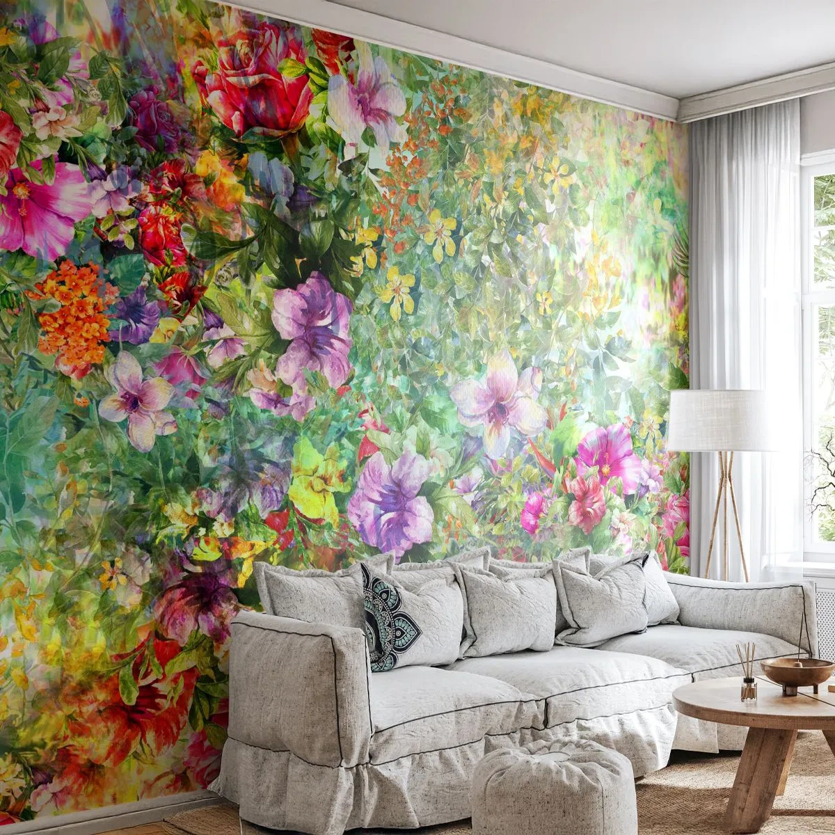 Fotótapéta Premium Sand - Virágokban a vesztünk - Virágok, Kert, Természet - 100x70 cm