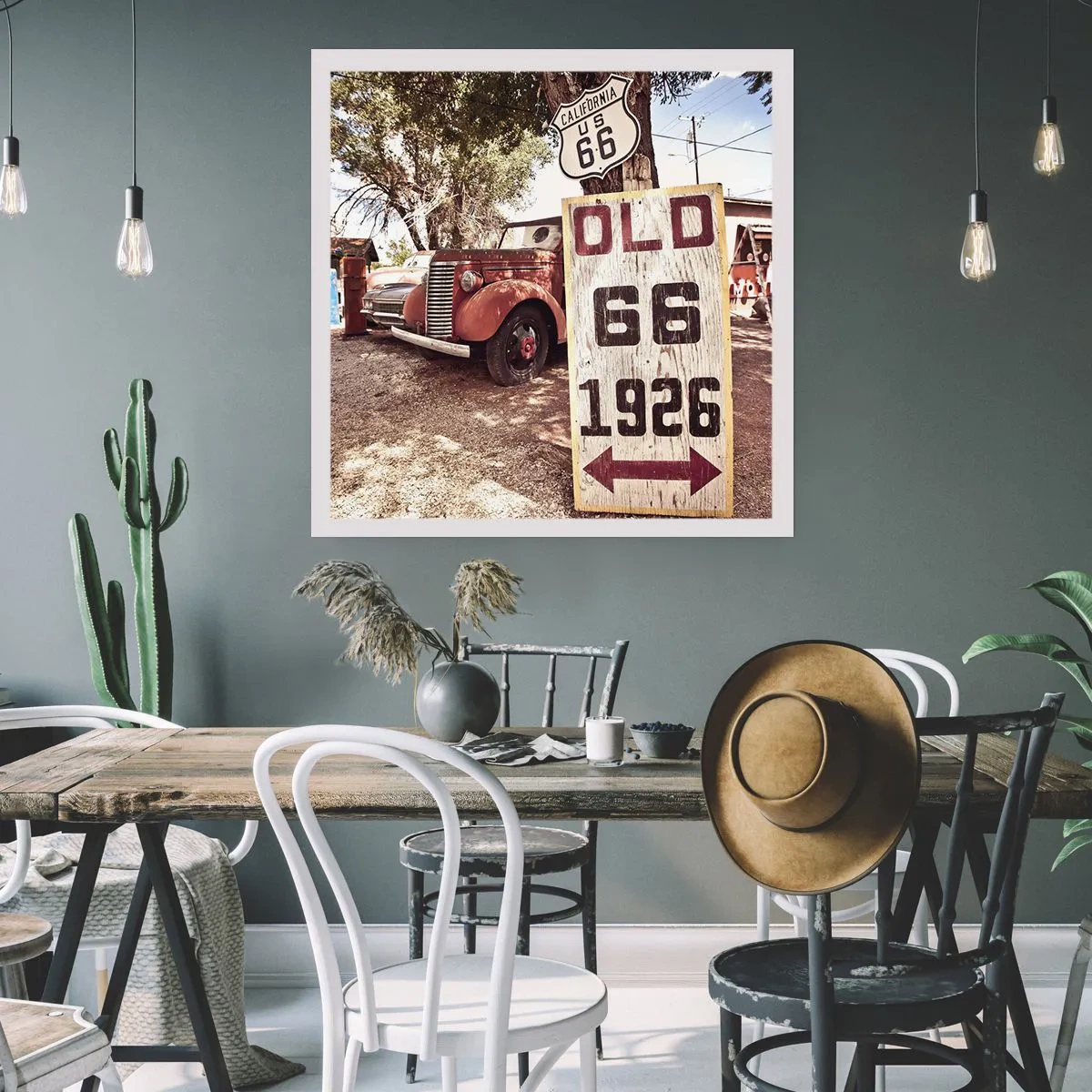 Poszter - Az amerikai tartomány legendája - 30x30 cm