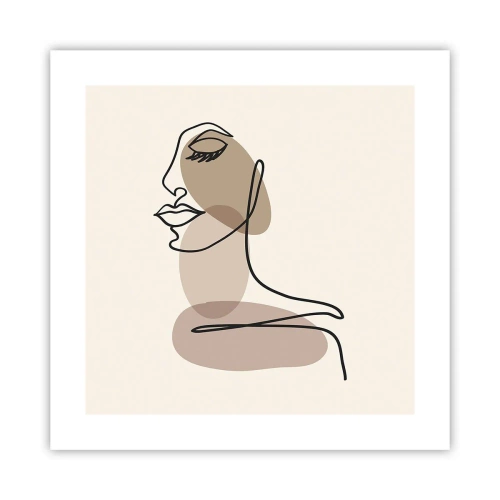 Poszter - Egy bizonyos szépségvonal - 40x40 cm