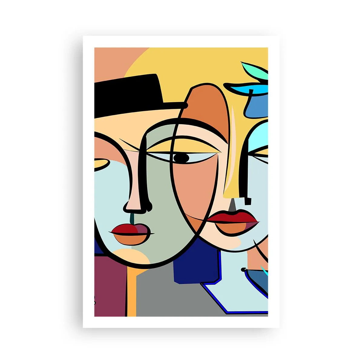 Poszter - Picasso randez vous - 61x91 cm