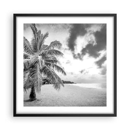 Poszter fehér keretben - Amikor a magányra vágysz... - 50x50 cm