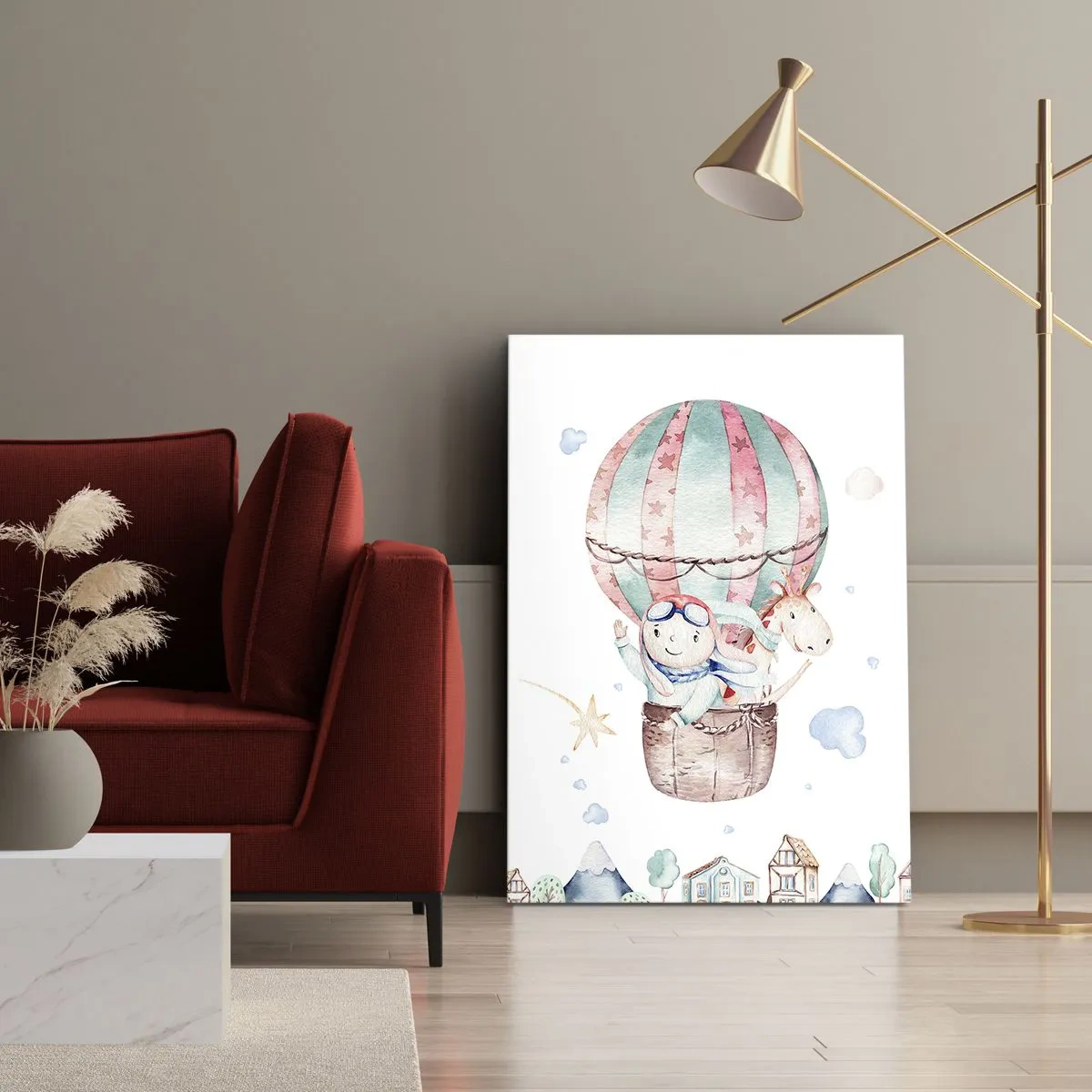 Vászonkép - Nemsokára visszajövünk! - 55x100 cm