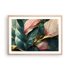 Poszter világos tölgy keretben - Természetes elegancia és stílus - 70x50 cm